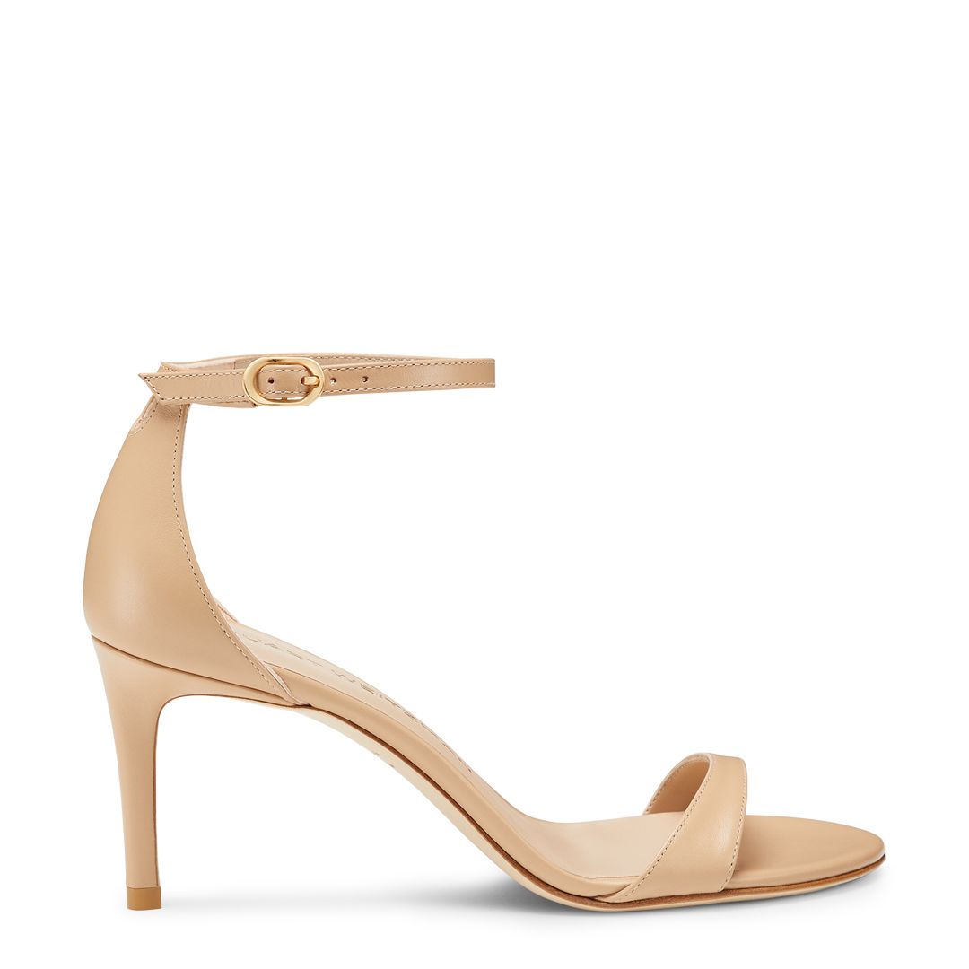 Shop Now: The Nudist II Sandal 75 in Adobe Beige Leather 