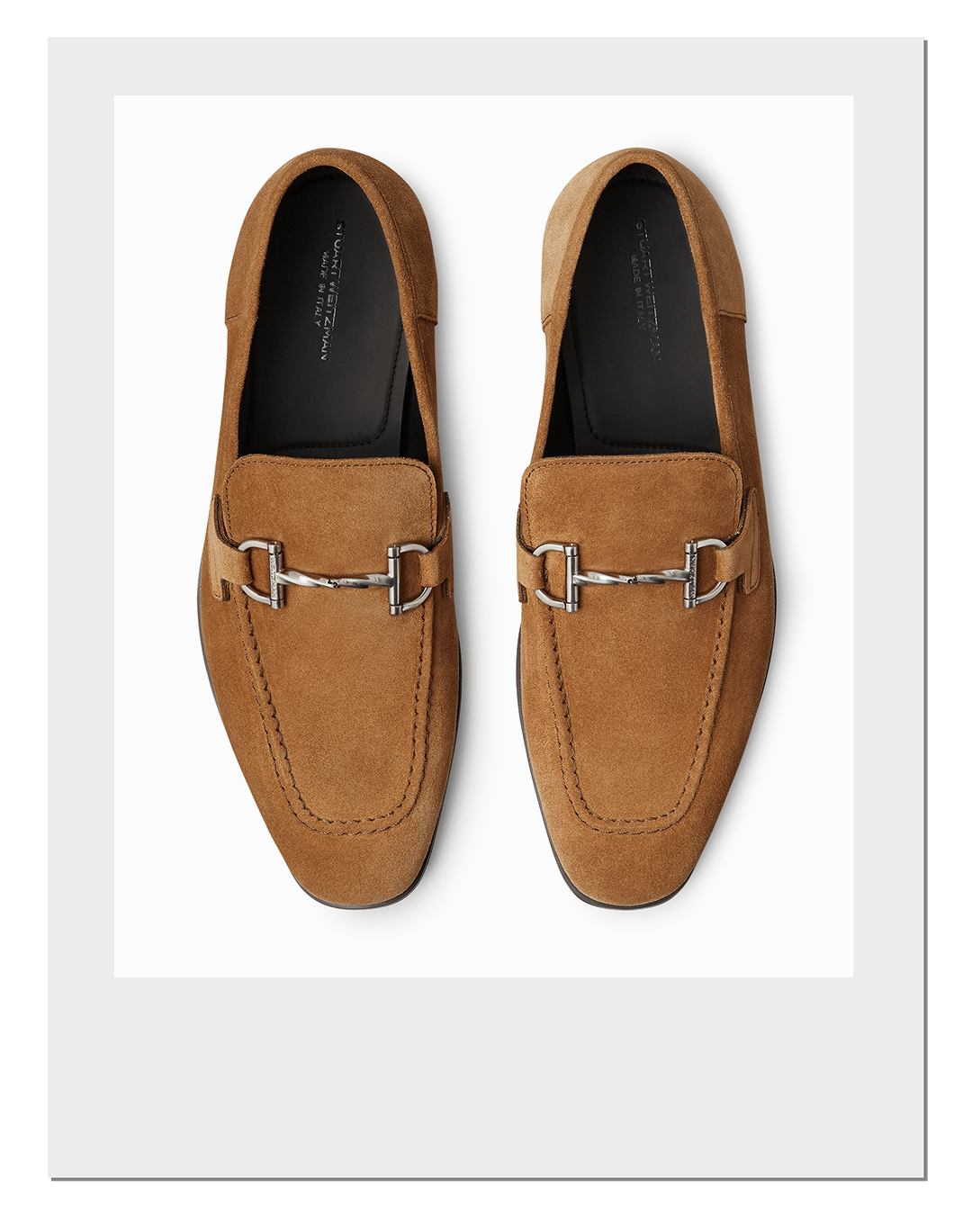 The Men's Simon Twistbit Loafer in tan suede 