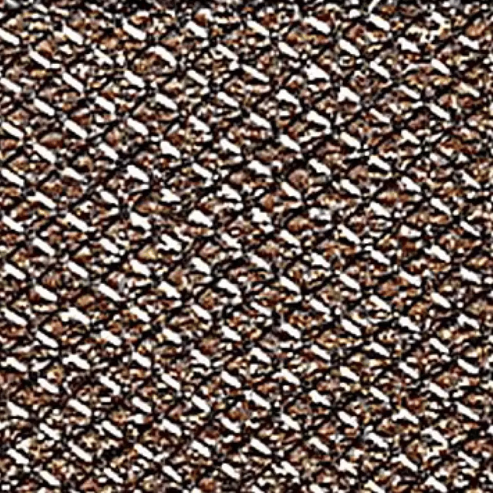 Lightweight metallic woven noir shoe material swatch 