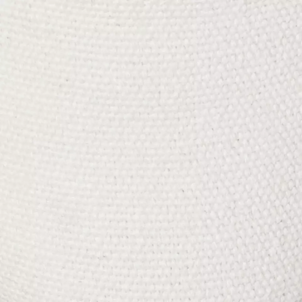 White canvas shoe material swatch
