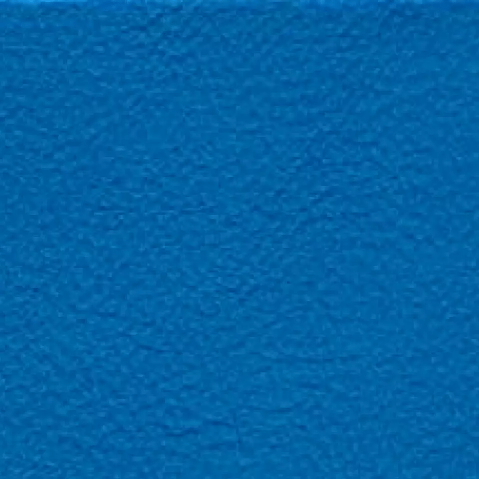 Blue lacquered nappa leather shoe material swatch