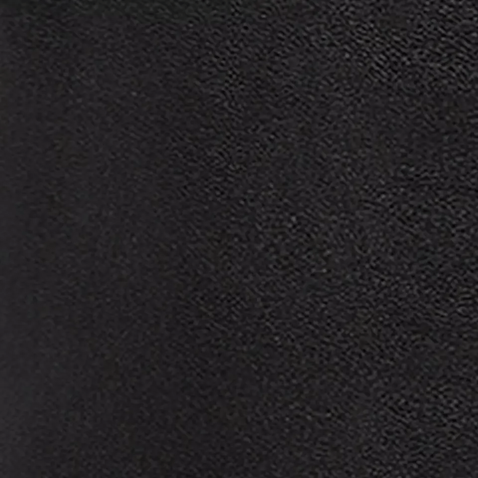 Black sport leather shoe material swatch